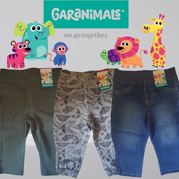 Garanimals Bottoms Nwt Set Of 3 Baby Garanimals Pants Poshmark